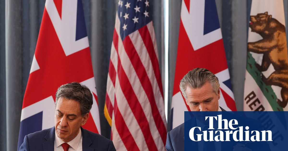 Trump lashes out at California governor’s green energy deal with UK | Foreign policy