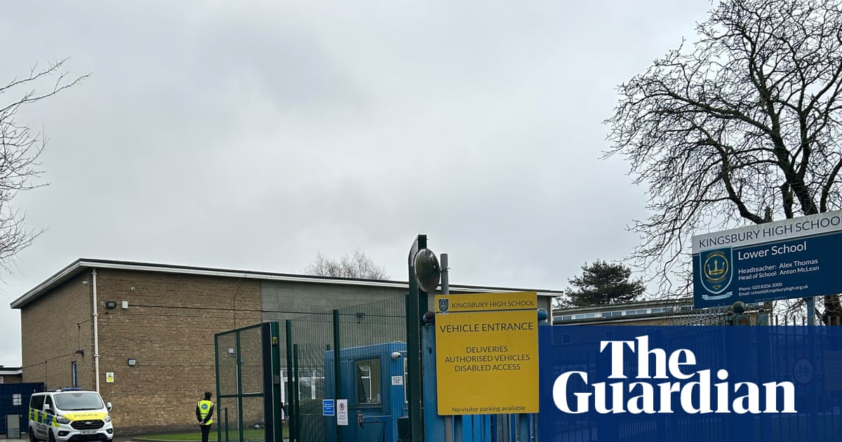 Suspect in stabbing of two boys at north London school is former pupil | UK news