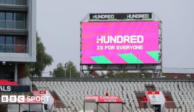 A sign at the Hundred that reads 'Hundred is for everyone'