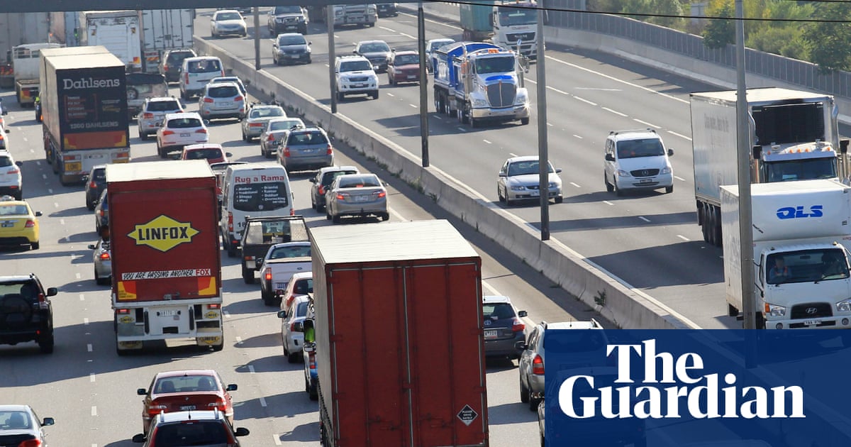 Pollution from trucks and buses costs Australians $6.2bn in health effects each year, study finds | Environment