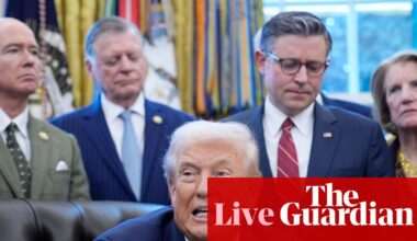 Trump calls for Americans to ‘move on’ from Epstein files – US politics live | Donald Trump