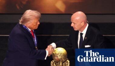 Infantino apologises to British fans and defends awarding Trump peace prize | Soccer