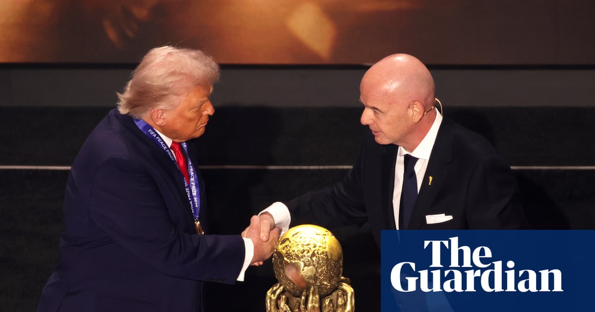 Infantino apologises to British fans and defends awarding Trump peace prize | Soccer