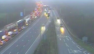 Lorry fire on A2 near Dartford sparks long delays
