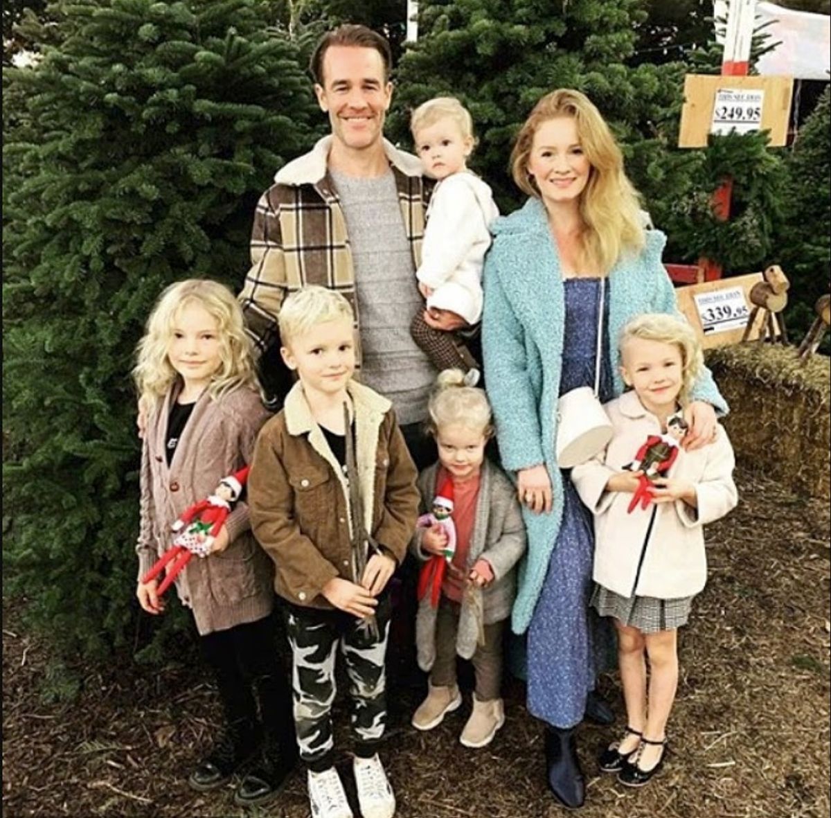 James Van Der Beek and family