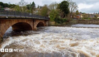 Roads and homes flooded, and 100 warnings issued across UK - live updates