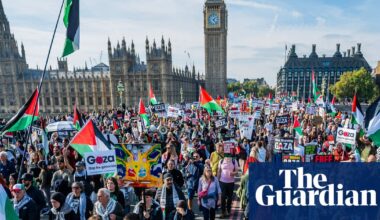 Palestinian solidarity in Britain ‘being silenced and criminalised’ | UK news