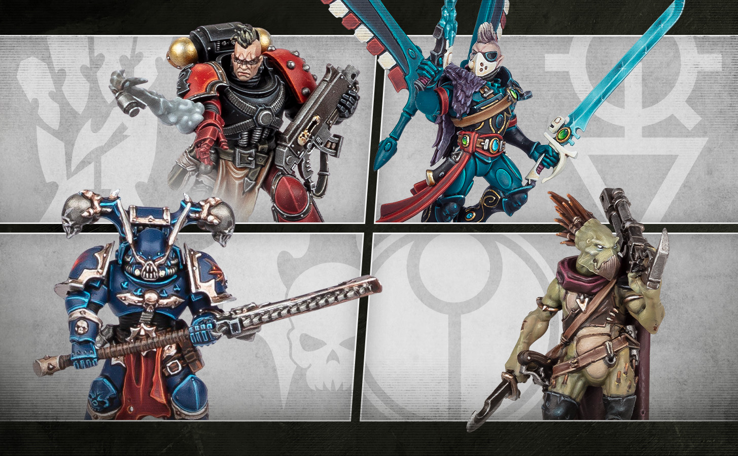 Four new Combat Patrols bring Kroot, Corsairs, and Chaos to the battlefield