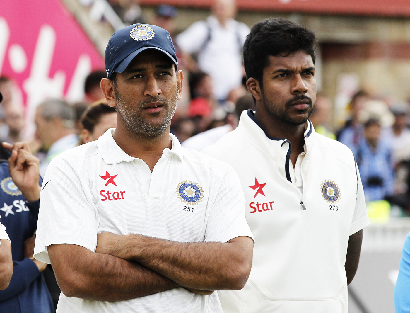 State mates: MS Dhoni and Aaron are both from Jharkhand, but their domestic careers didn't quite overlap, and they only first met when Aaron debuted for India under Dhoni's captaincy State mates: MS Dhoni and Aaron are both from Jharkhand, but their domestic careers didn't quite overlap, and they only first met when Aaron debuted for India under Dhoni's captaincy