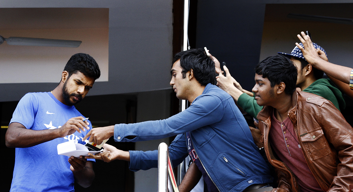 In his India career, from 2011 and 2015, Aaron took 18 wickets in nine Tests and 11 in nine ODIs In his India career, from 2011 and 2015, Aaron took 18 wickets in nine Tests and 11 in nine ODIs