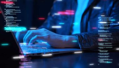 Programming, programmer, a person coding