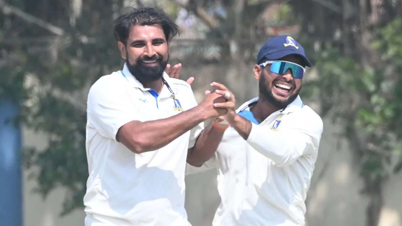 Ranji Trophy 2025-26 - Auqib Nabi puts J&K in sight of maiden final despite Mohammed Shami eight-for