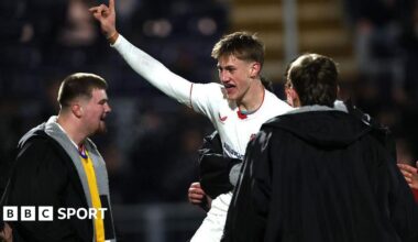 James Pater celebrates a try