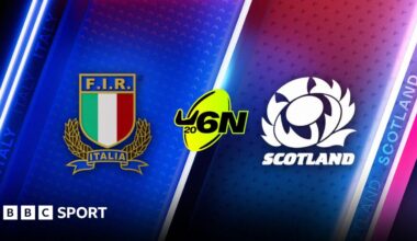 Under-20 Six Nations LIVE: Follow live BBC coverage as Italy host Scotland