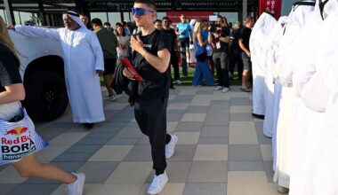 UAE Tour: Remco Evenepoel prepares to speak to the press pre-race