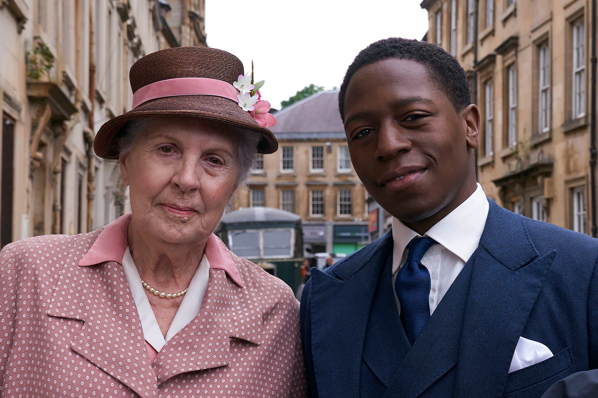 Jonsson and Penelope Wilton in the BBC’s ‘Murder Is Easy’