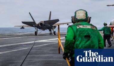 US shoots down Iranian drone flying towards aircraft carrier, navy says | US military