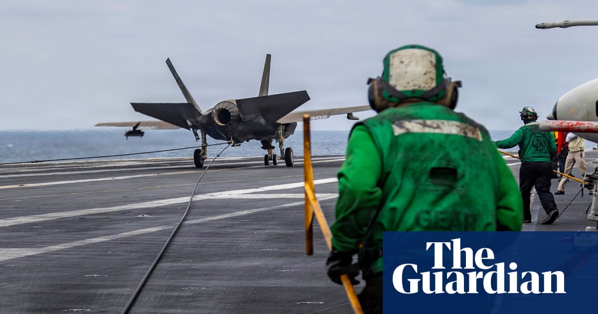 US shoots down Iranian drone flying towards aircraft carrier, navy says | US military