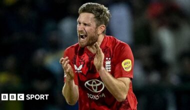 England spinner Liam Dawson in action at the T20 cricket World Cup
