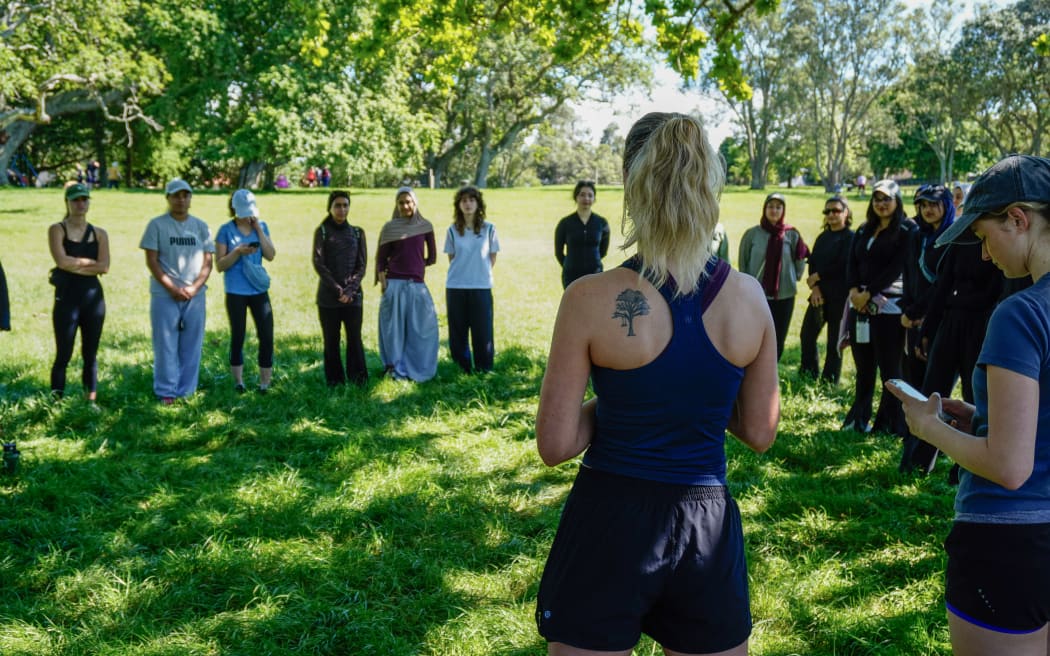 Khawat, a sisterhood for ethnic women, hosting a run club.