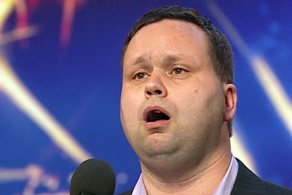 Paul Potts won BGT in 2007
