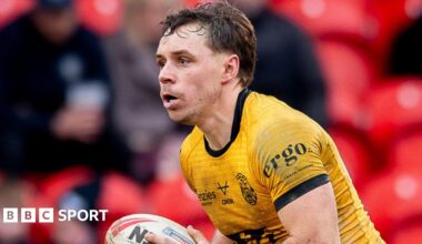 Blake Taaffe in action for Castleford Tigers
