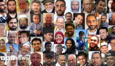 The faces of the 51 victims of the Christchurch massacre. Lots of pictures of people - ranging from a young boy to old men, young and old women.