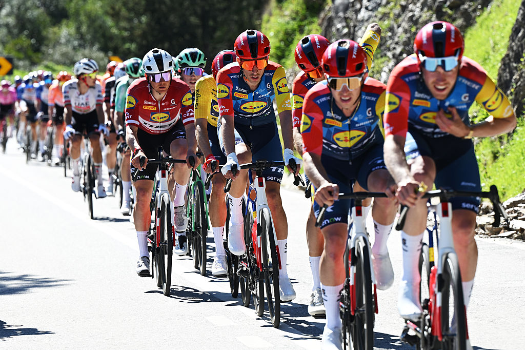 LOULE, PORTUGAL - FEBRUARY 22: Hector Alvarez of Spain and Team Lidl - Trek competes during the 52nd Volta ao Algarve em Bicicleta 2026, Stage 5 a 148.4km stage from Faro to Malhao - Loule 512m on February 22, 2026 in Loule, Portugal. (Photo by Dario Belingheri/Getty Images)
