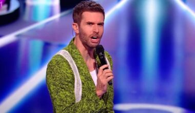 Masked Singer's Joel Dommett posts adorable video of son revealing show secrets