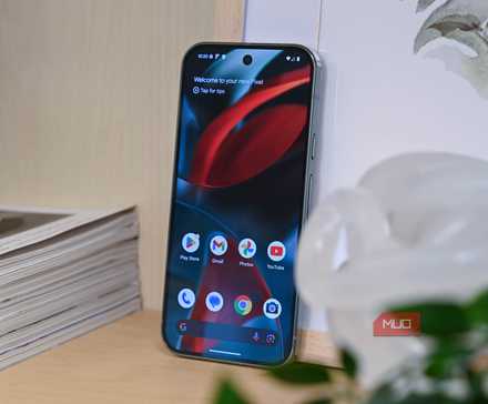 Home screen of the Google Pixel 9 Pro