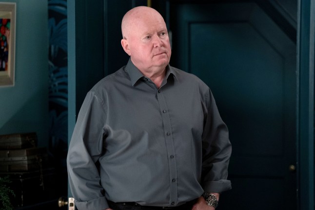 Phil Mitchell in his living room in EastEnders