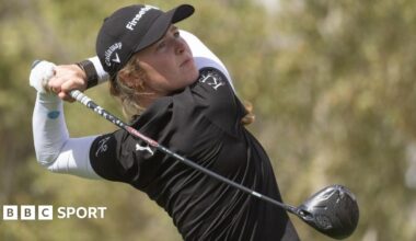 Mimi Rhodes admires a drive