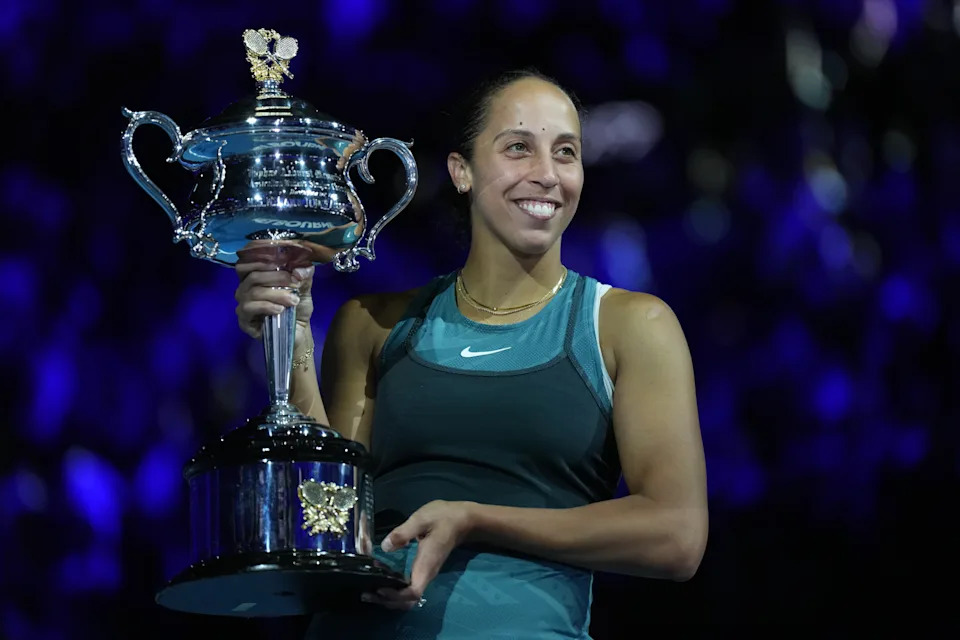 Seen here, 2025 Australian Open champion Madison Keys.