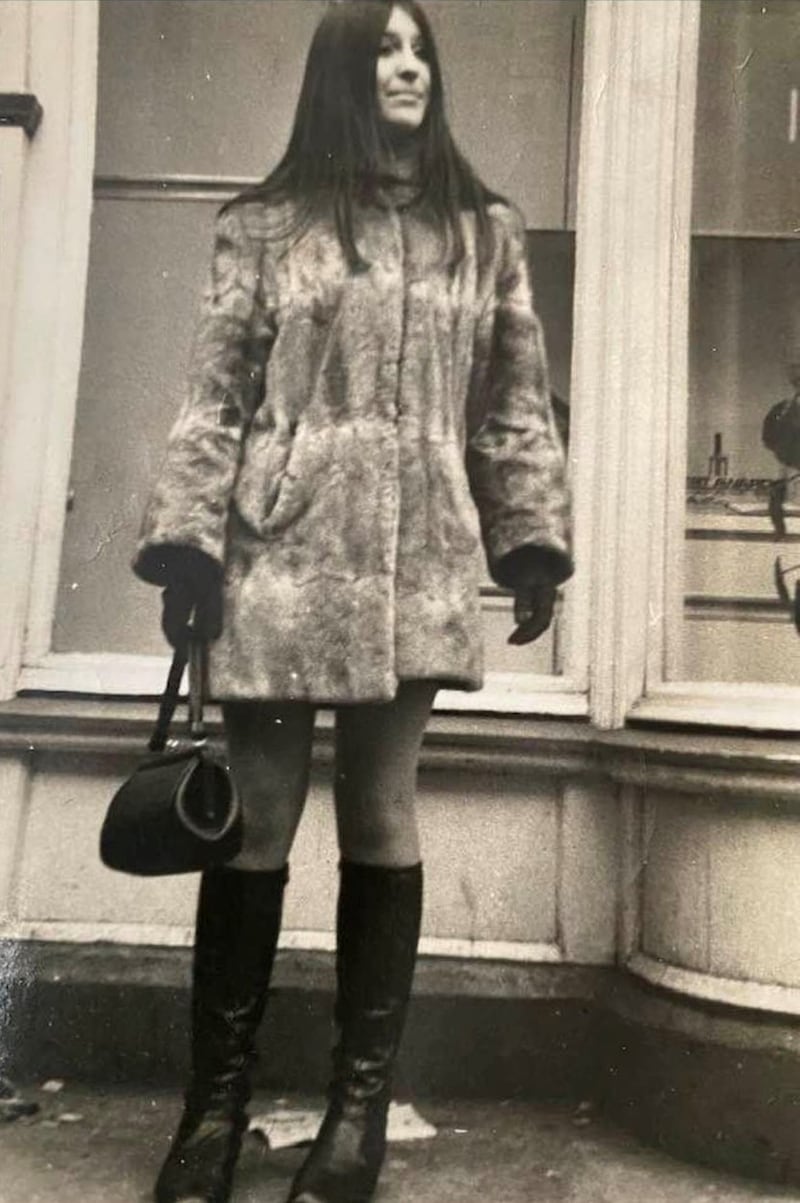 Ferga modelling in Dublin in the 1960s