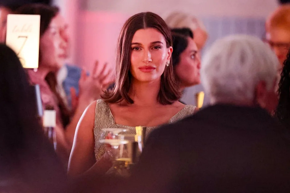 Hailey Bieber at the 2026 WWD Style Awards Getty