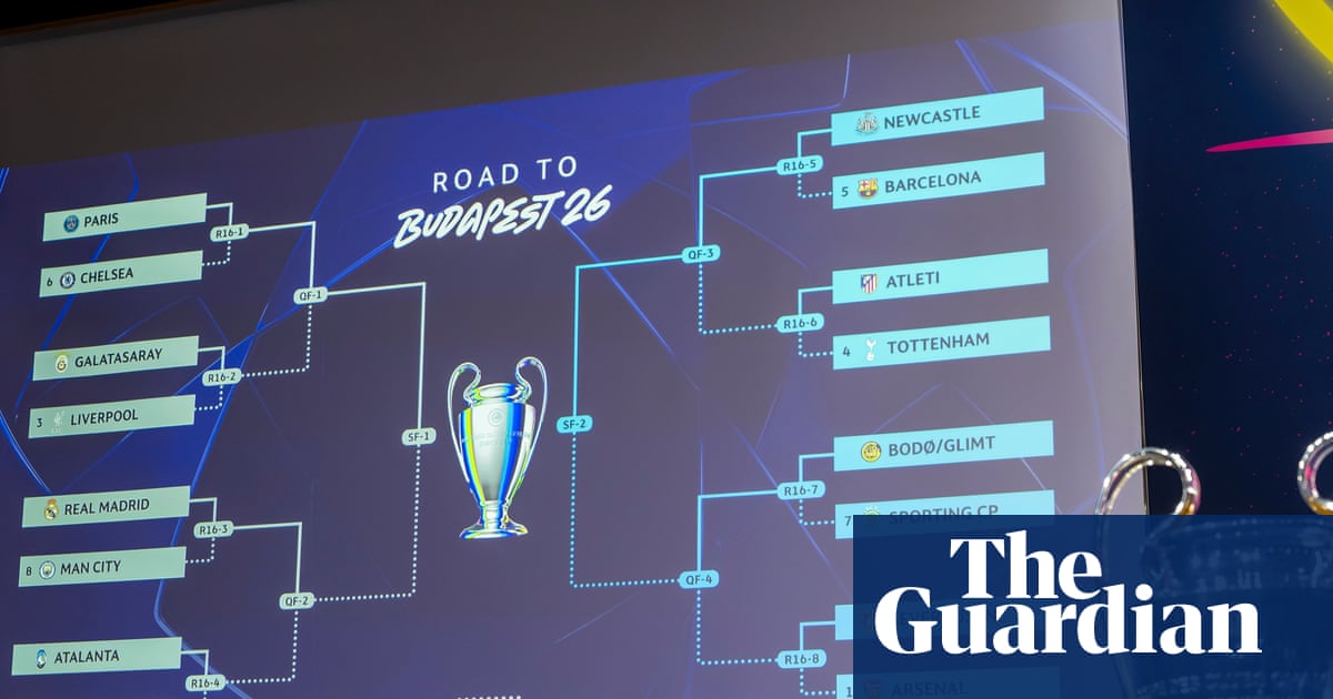 Champions League last-16 draw: Manchester City face Real Madrid, Chelsea get PSG | Champions League