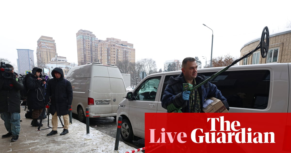 Putin being briefed after top Russian general shot in Moscow, Kremlin says – Europe live | Russia