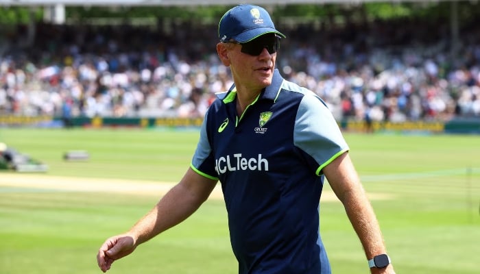Australia head coach Andrew McDonald after the 2025 ICC World Test Championship Final against South Africa, Lords Cricket Ground, London, Britain, June 14, 2025. — Reuters