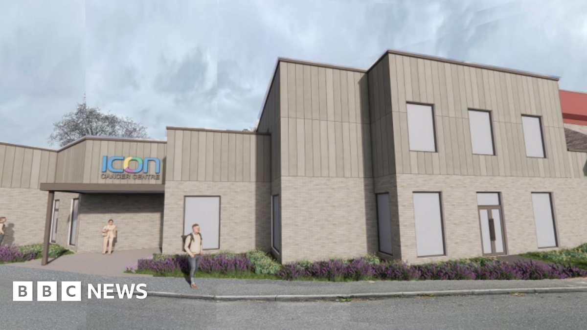 Artist impression of new cancer centre at Nuffield Health Derby Hospital