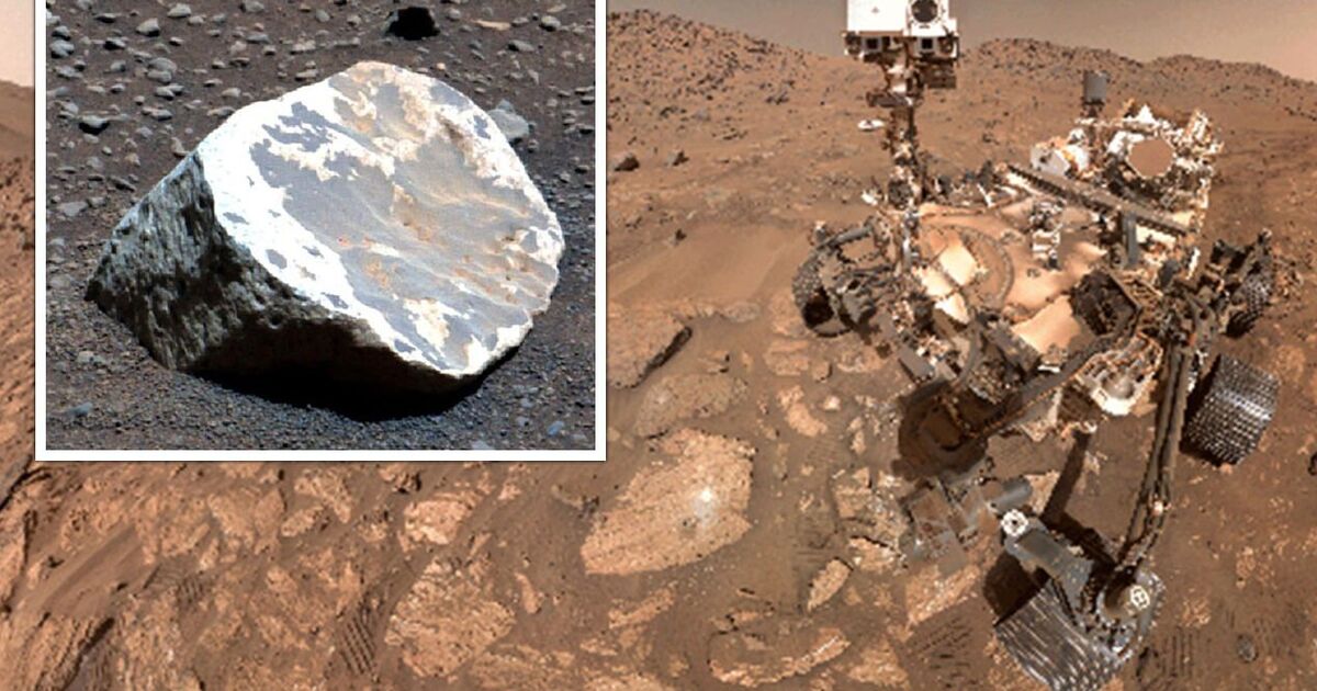 NASA Mars breakthrough: Discovery of mystery white rocks hints at ancient life | Science | News