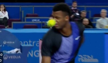 Tennis star retires suddenly after hitting himself in the face during match | Tennis | Sport