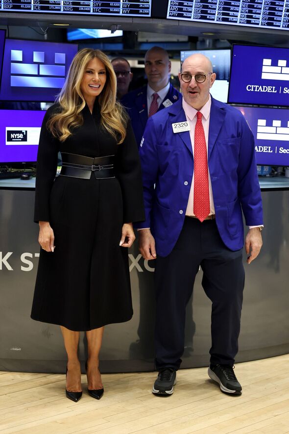 First Lady Melania Trump Rings NYSE Opening Bell First Lady Melania Trump Rings NYSE Opening Bell