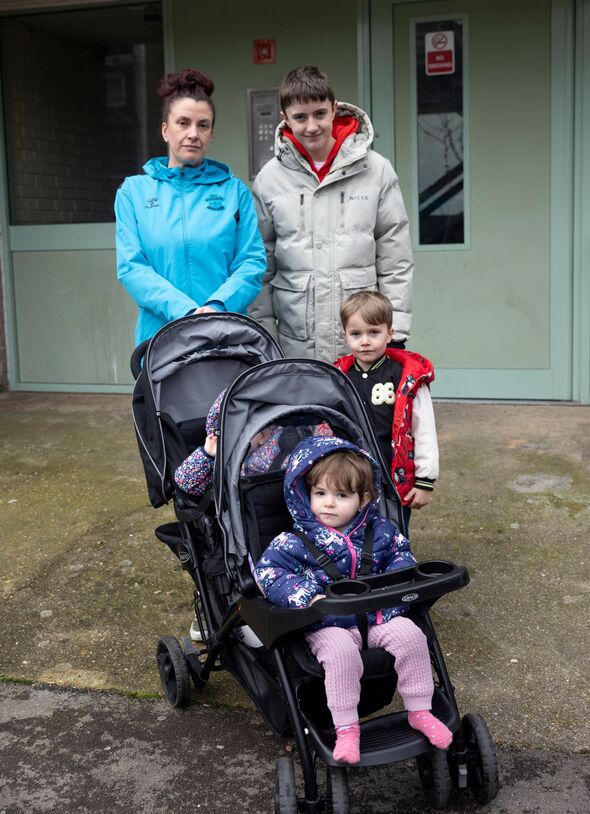 Charlotte Glazebrook and her kids Charlotte Glazebrook and her kids