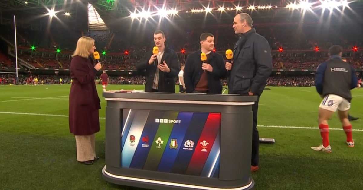 BBC rugby pundit threatens to 'sort out' Six Nations star live on TV | Rugby | Sport
