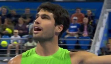 Carlos Alcaraz rages at umpire after as opponent steps in | Tennis | Sport