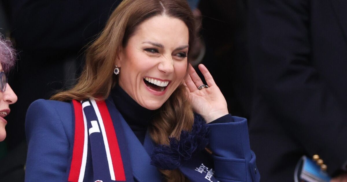 'Glowing' Princess Kate at Twickenham as royal puts Andrew arrest behind her | Royal | News