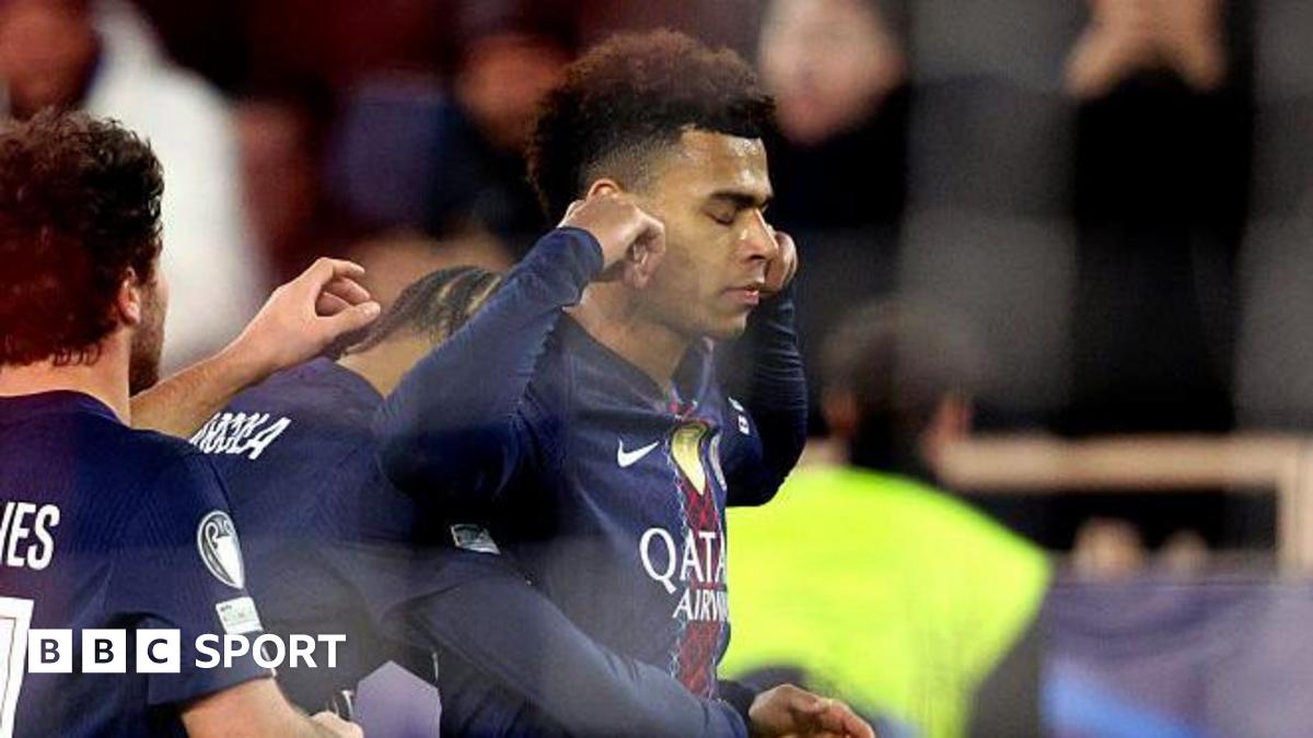 Champions League: Substitute Desire Doue inspires PSG comeback at Monaco