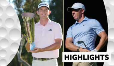 Jacob Bridgeman and Rory McIlroy