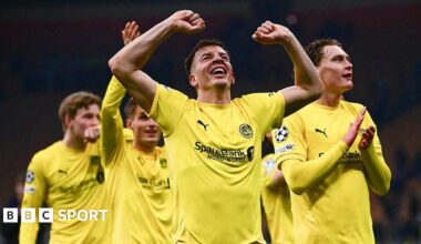 England captain Harry Brook celebrates his century against Pakistan