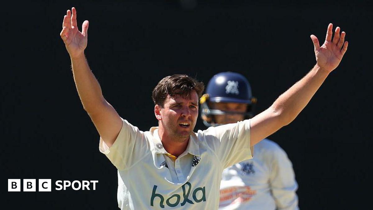Jhye Richardson appeals during a Sheffield Shield match for Western Australia